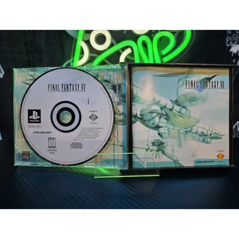 Sony PlayStation 1 Final Fantasy VII 7 Misprint Variant 1997